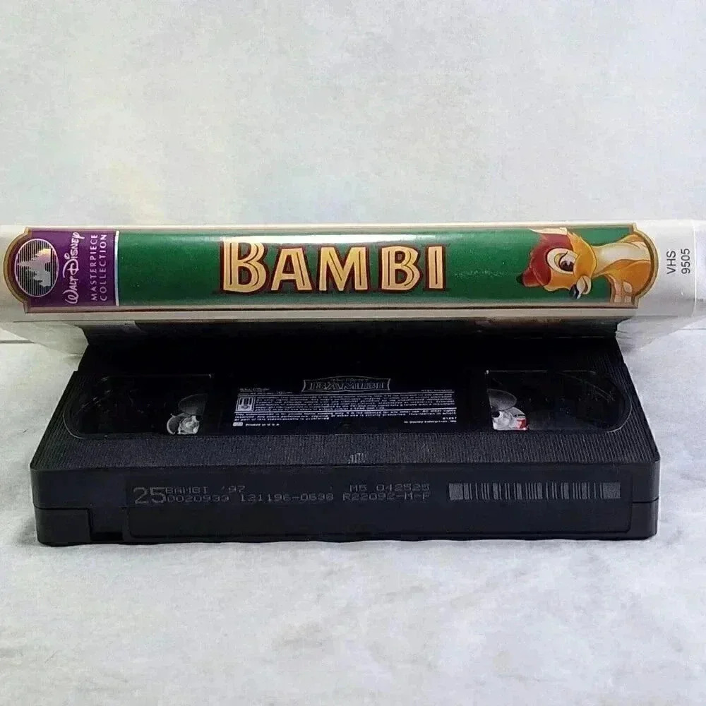 Disney's Bambi VHS 1997 Collecters Stamp 55th Anniversary Masterpiece Edition - Picture 6 of 6